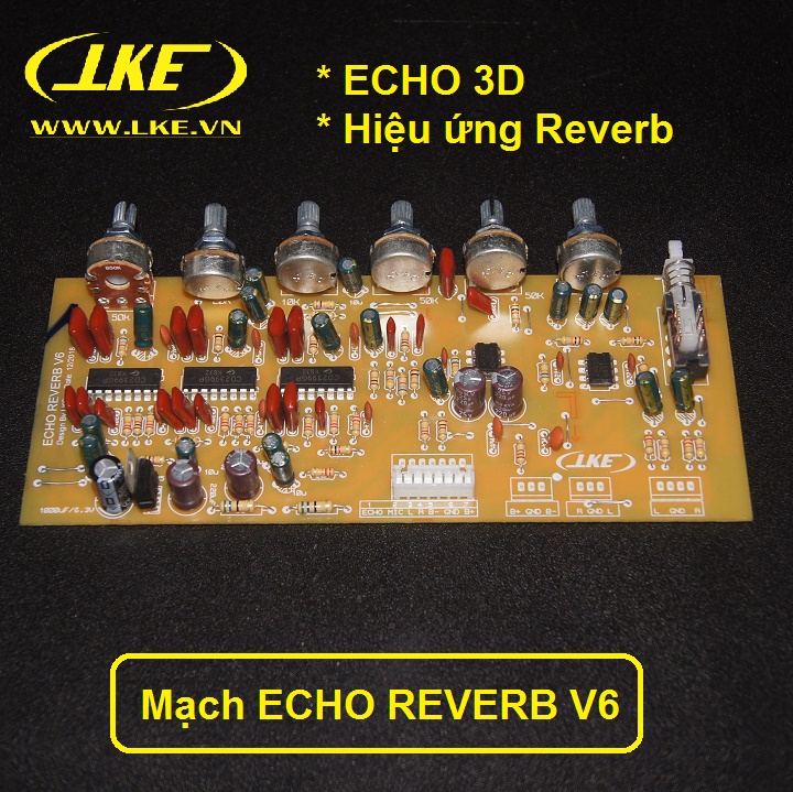 mạch echo reverb V6