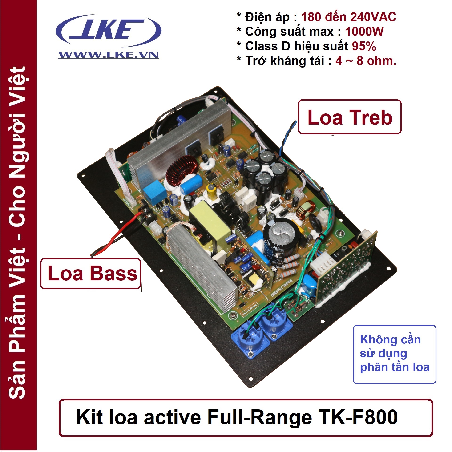 kit loa active LKE